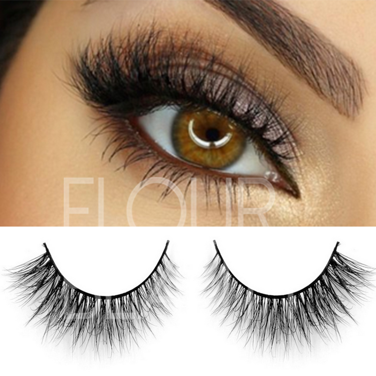 New arrival 3d doule layered best false eyelashes in private label ES14